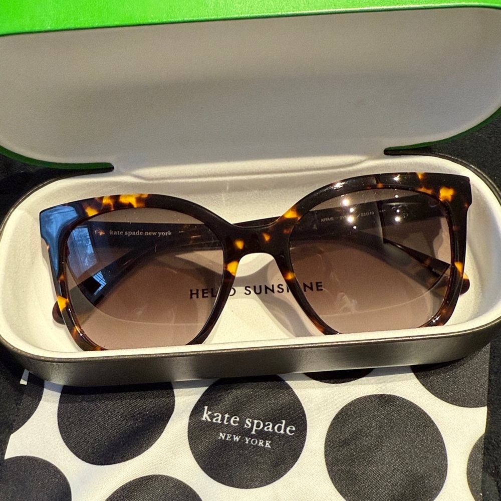 Kate Spade Brown Tortoise Sunglasses
